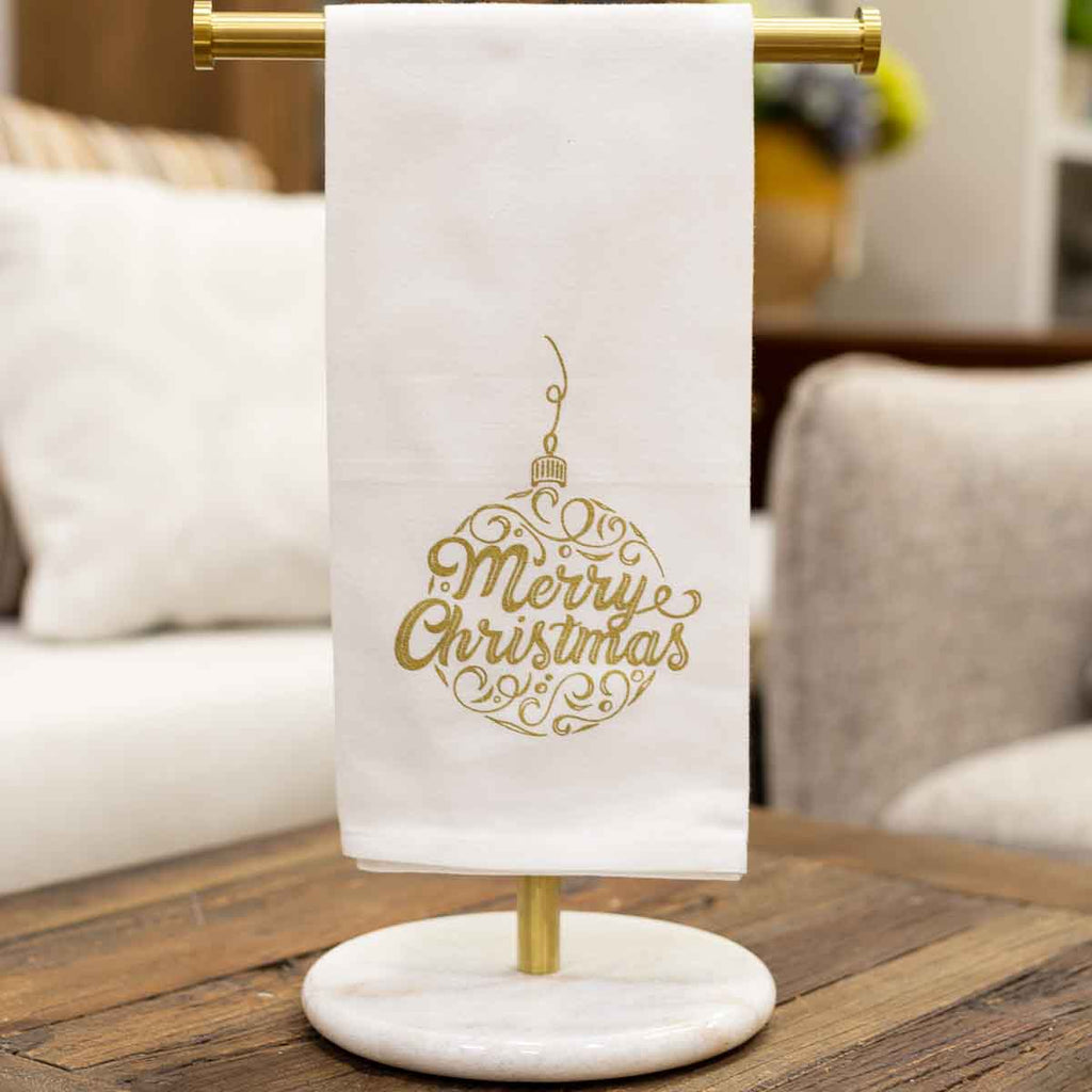 Ornament Script Hand Towel