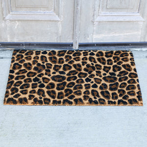 Leopard Coir Doormat