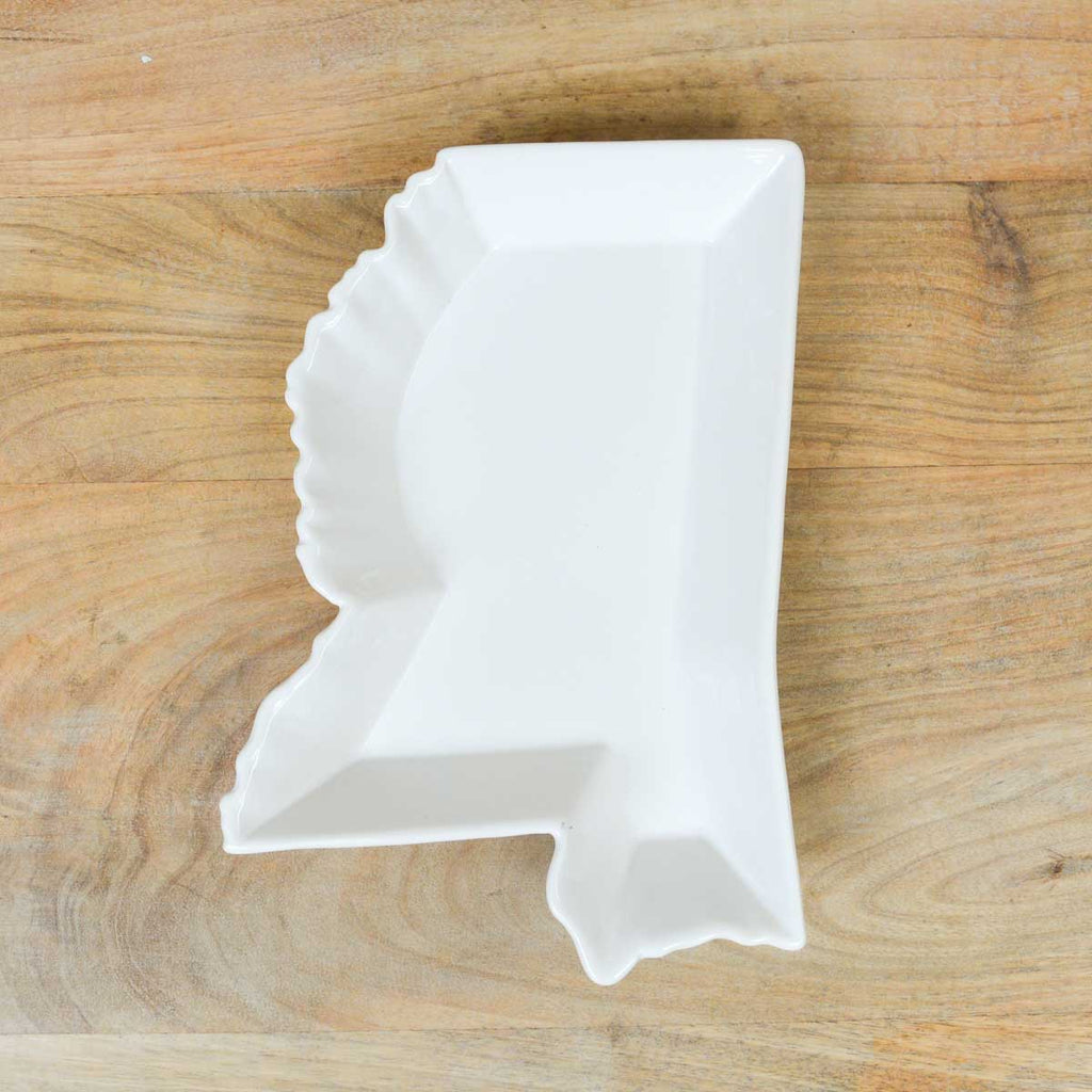 Mississippi Shaped Platter