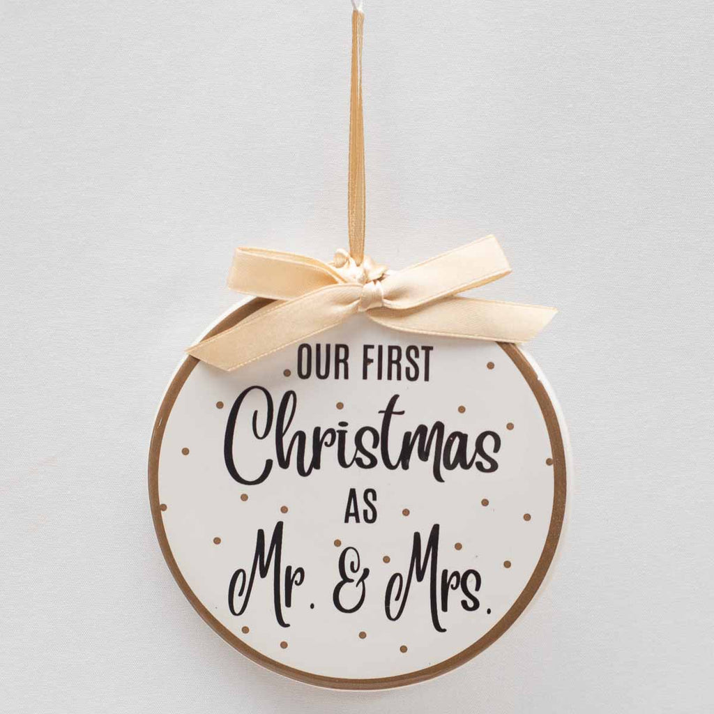 Our First Christmas Mr & Mrs