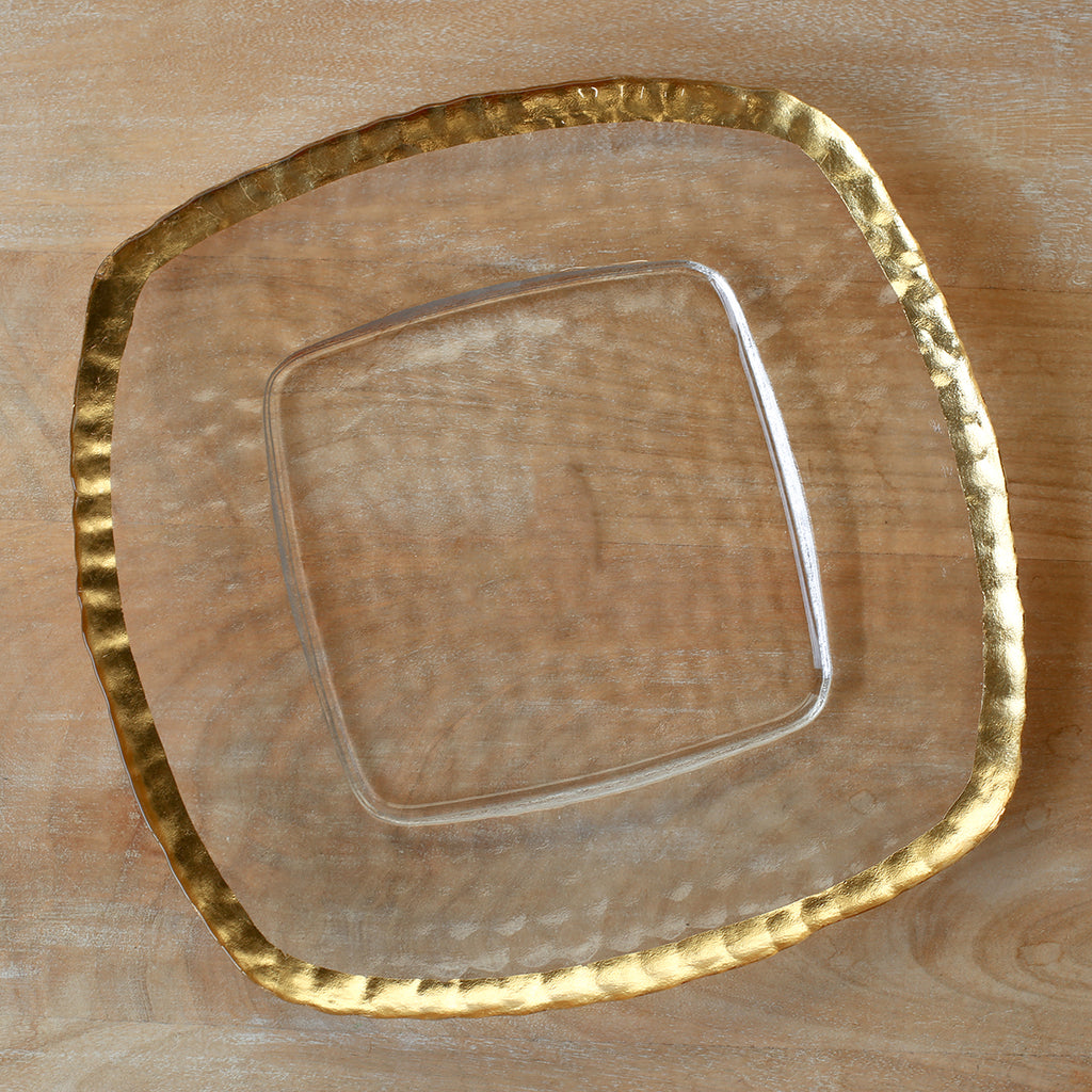 Palmer Textured Glass Plate