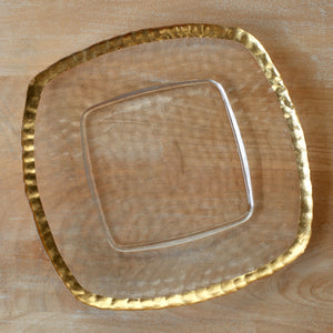 Palmer Textured Glass Plate