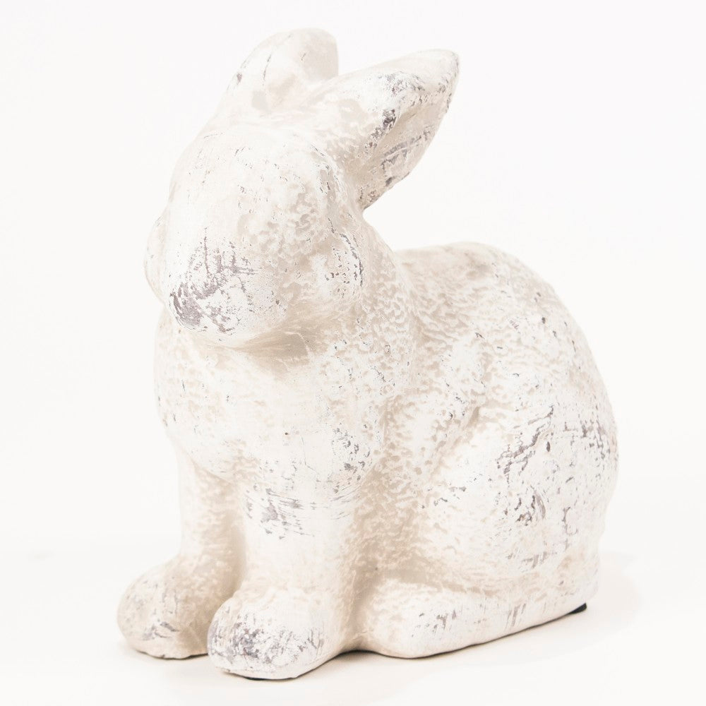 Sitting Bunny Stone Decor