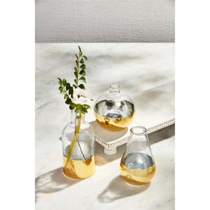 Glass & Gold Vases