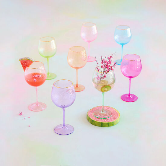 Gold Rimmed Wine Glasses