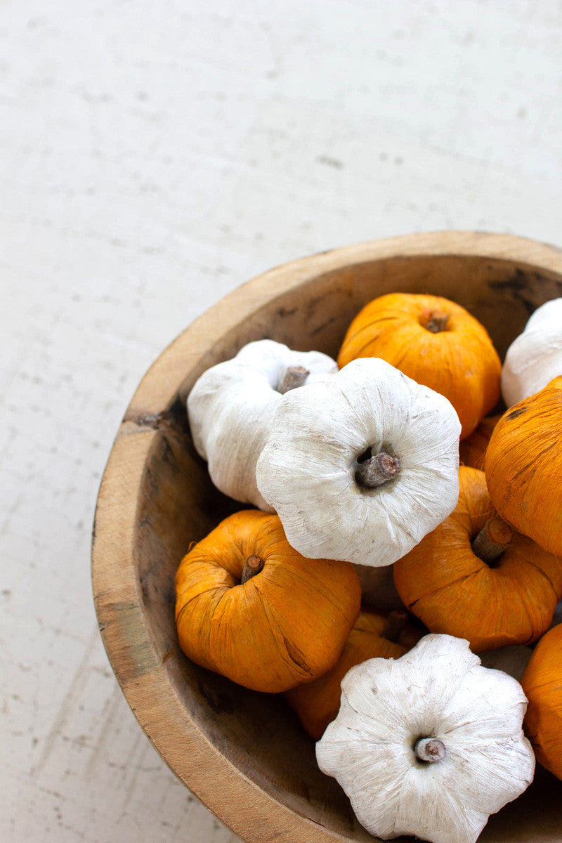 Mini Faux Pumpkins