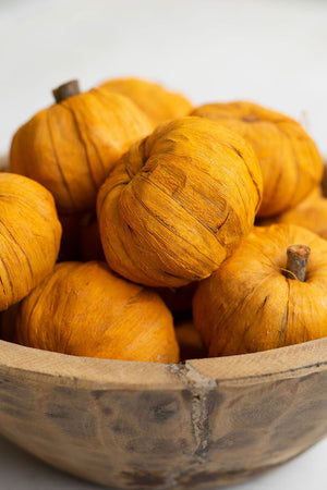 Mini Faux Pumpkins