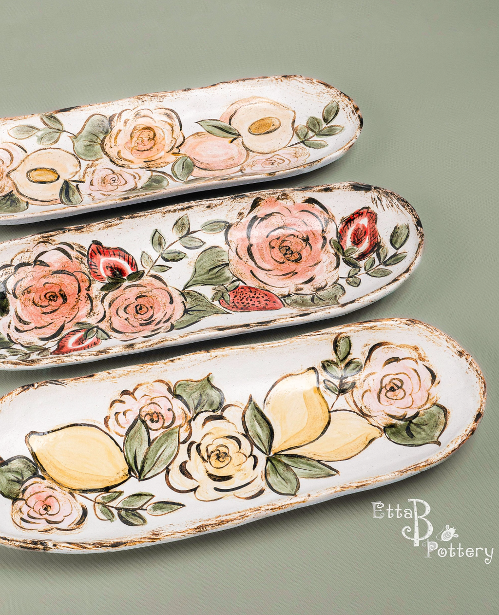 Etta B - Long Tray w/ Summer Fruits