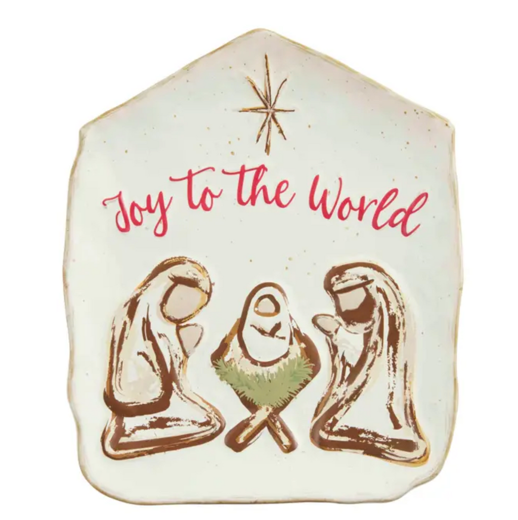 Nativity Serving Platter