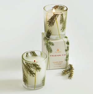 Pine Needle Votive Candle