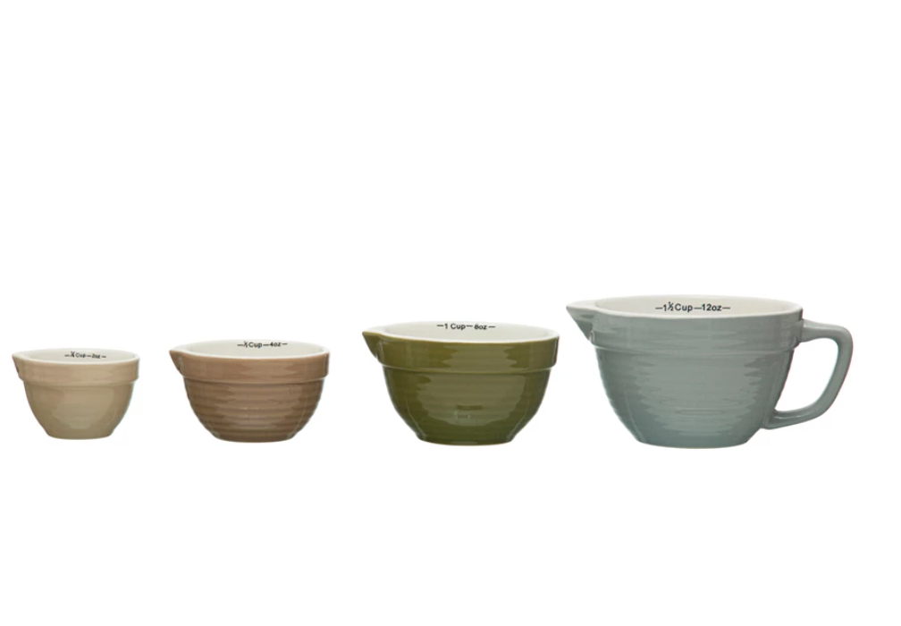 Stoneware Measuring Cups