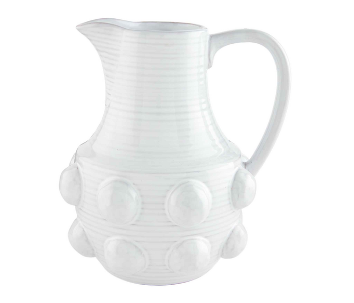 Beaded Terracotta Pitcher