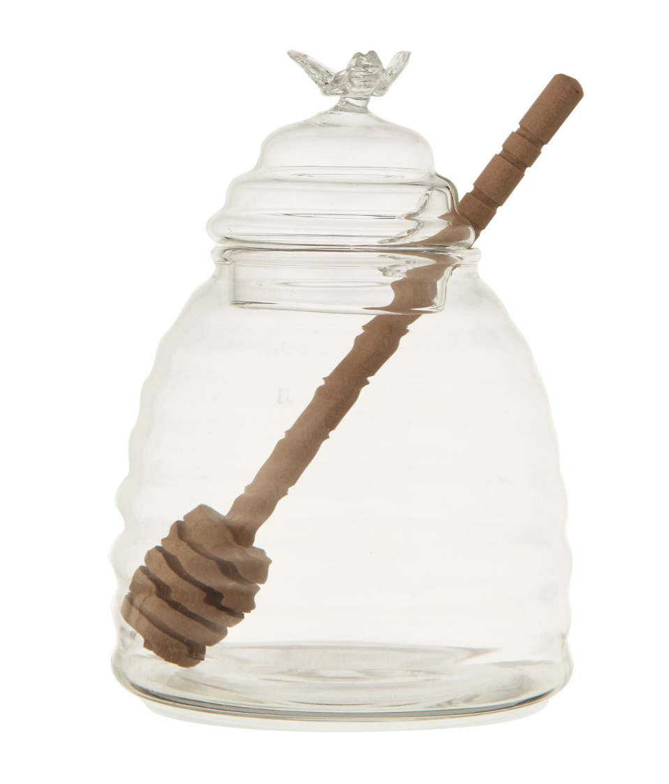 Honey Jar with Honey Dipper