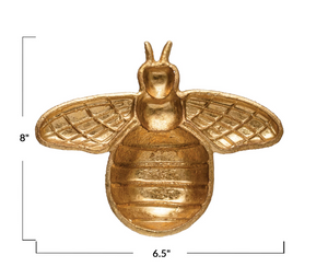 Cast Iron Gold Bee