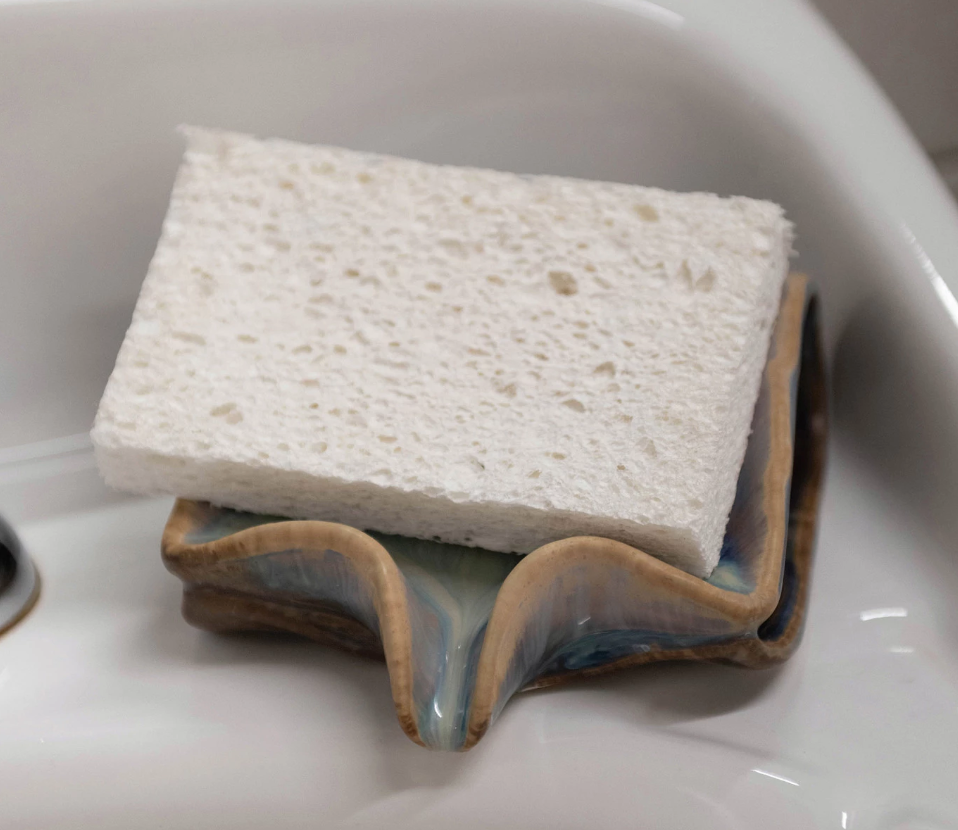 Sponge Holder w/ Drip Dish