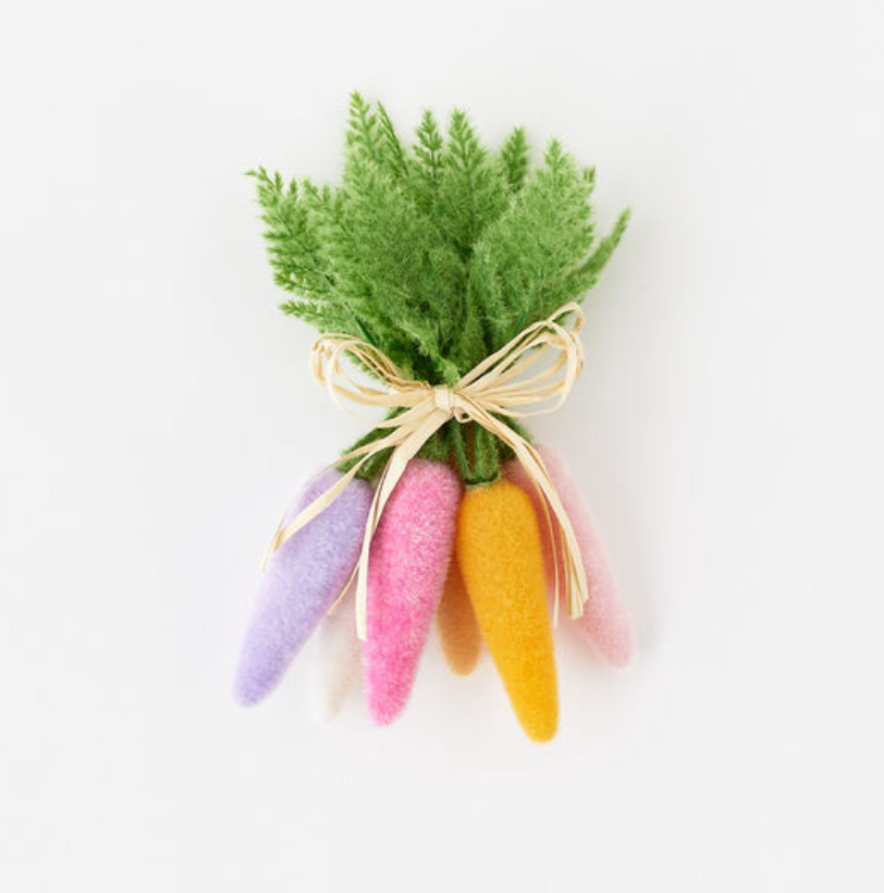 Flocked Colored Carrots