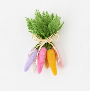 Flocked Colored Carrots