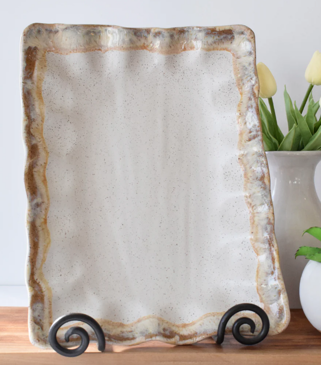 Etta B - Fluttered Rectangle Tray