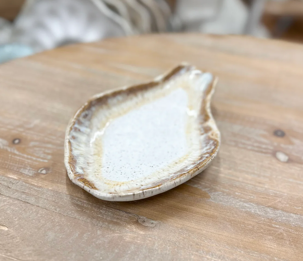 Etta B Pottery Oval Spoon Rest - Thumbnail 4