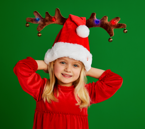 Singing Santa Deer Hat