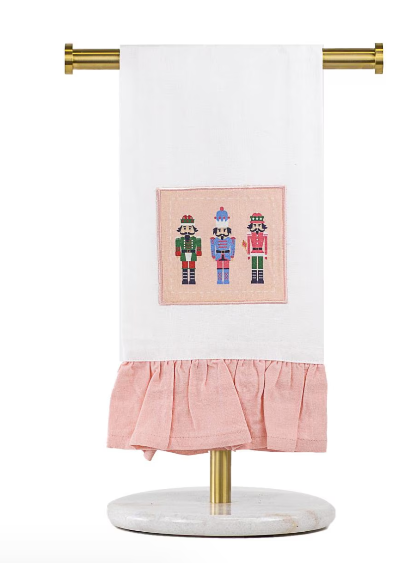 Nutcracker March Ruffle Hand Towel