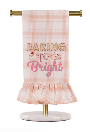 Baking Spirits Bright Ruffle Hand Towel