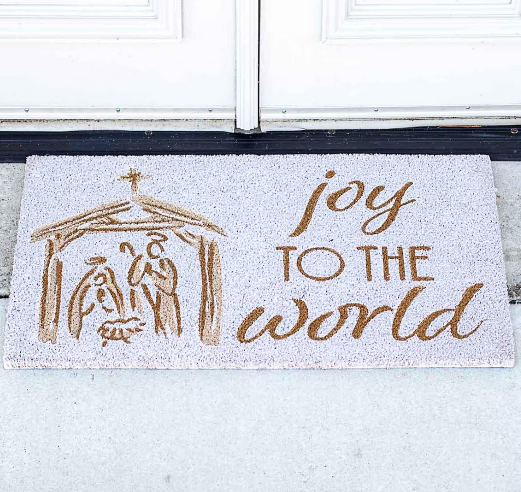 Joy to The World Doormat