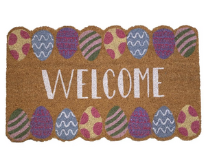 Easter Egg Welcome Coir Doormat