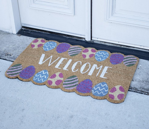 Easter Egg Welcome Coir Doormat