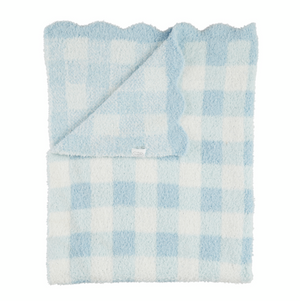 Gingham Chenille Blanket