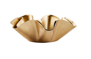 Brass Ruffle Bowls