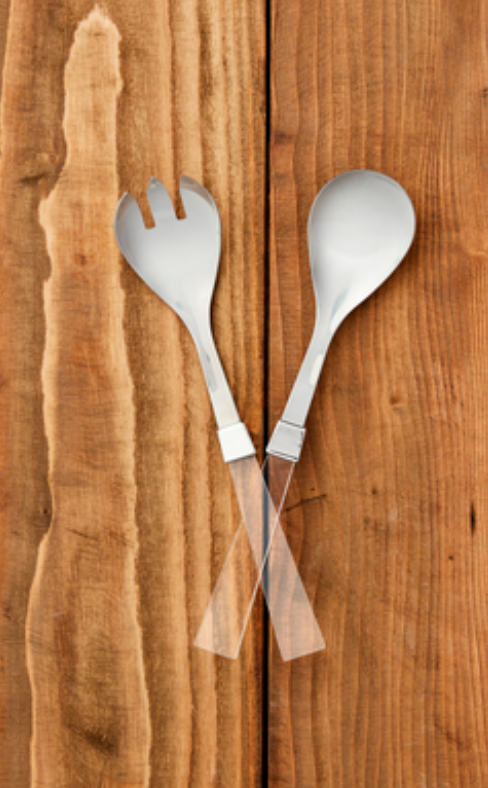 Acrylic Salad Servers