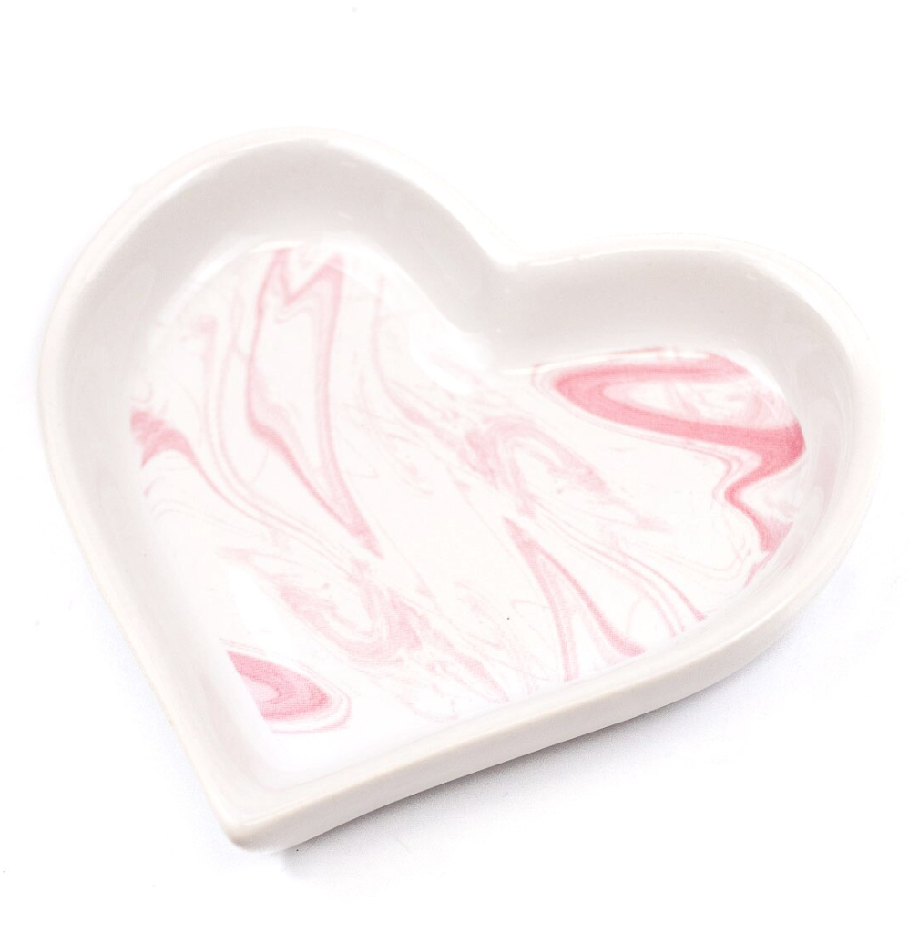 Marbled Heart Trinket Dish