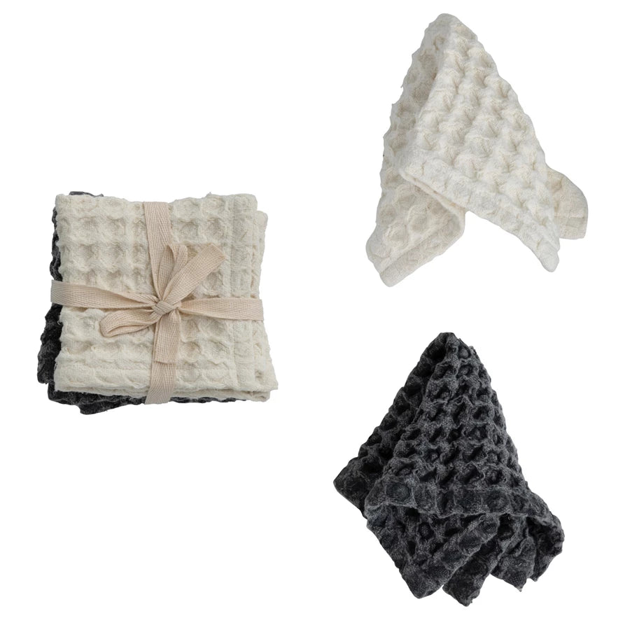 Waffle Weave Dish Cloths