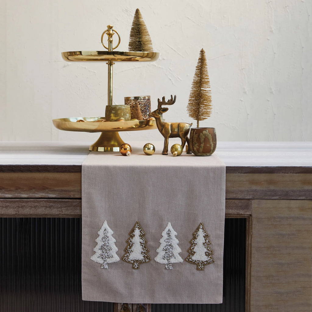 Cotton Chambray Table Runner