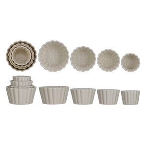 Embossed Fluted Bowls