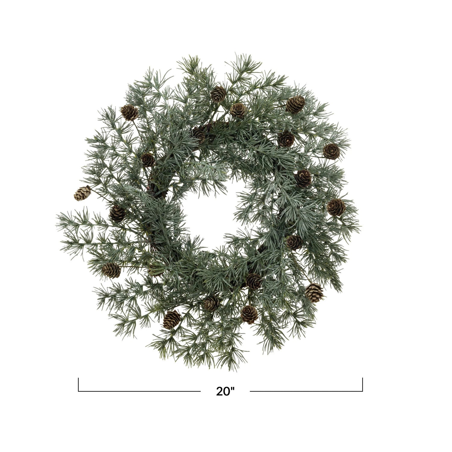 Faux Atlas Cedar Wreath