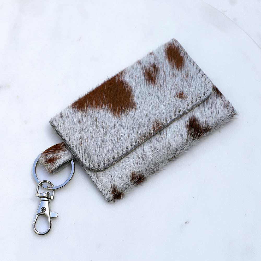 Hide Leather Keychain Wallet